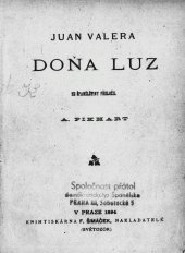 kniha Doňa Luz, F. Šimáček (Světozor) 1894