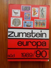 kniha Zumstein Europa sud 1989/90 Katalog známek, Zumstein 1990