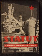 kniha Statut národních podniků průmyslových, Průmyslové vydavatelství 1950