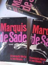 kniha Marquis de Sade  2 díly německy, Wilhelm. Heyne Verlag München  1970