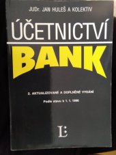 kniha Účetnictví bank podle stavu k 1.1.1996, Linde 1996