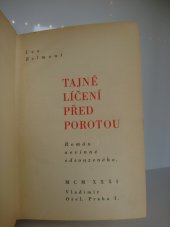 kniha Tajné líčení před porotou Román nevinně odsouzeného, Vladimír Orel 1931