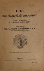 kniha Hus dle nejnovější literatury opravy a doplňky k Sedlákovu dílu o Husovi, Dědictví sv. Prokopa 1931