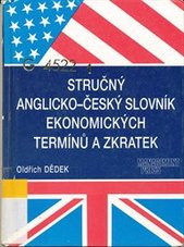 kniha Stručný anglicko-český slovník ekonomických termínů a zkratek, Management Press 1996