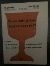 kniha Čemu věří církev československá?, Exerciční dům 1936