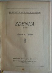 kniha Zdenka román, Pozor 1926