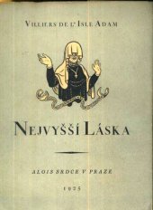 kniha Nejvyšší láska povídky, Alois Srdce 1925