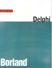 kniha Delphi Language Guide, Borland Software 2002