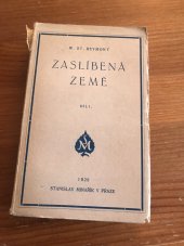 kniha Zaslíbená země sv. 1 román, Stanislav Minařík 1929