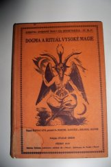 kniha Dogma a rituál vysoké magie sv. 3. a 4. 1919