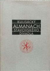 kniha Kulisácký almanach Stavovského divadla divadelní sezona 2003-2004, Stavovské divadlo 2003