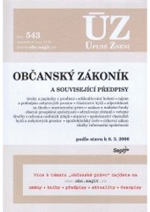 kniha Občanský zákoník a související předpisy úroky a poplatky z prodlení, odškodňování bolesti, nájem a podnájem nebytových prostor, vlastnictví bytů, odpovědnost za škodu, mezinárodní právo, nadace a nadační fondy, obecně prospěšné společnosti, sdružování občanů, veřejné dražby, ochrana osobních úd, Sagit 2006