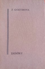 kniha Z Goethova deníku [... úryvek básně "Deník", jejíž vznik datuje se v Karlových Varech 1810 ...], Karel Jaroslav Obrátil 1927