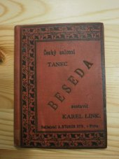 kniha Beseda, český salonní tanec, A. Storch syn 1891