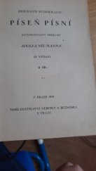 kniha Píseň písní II. díl , Nebeský a Beznoska v Praze 1933