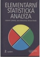 kniha Elementární statistická analýza, Management Press 1996