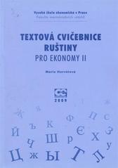 kniha Textová cvičebnice ruštiny pro ekonomy II, Oeconomica 2009