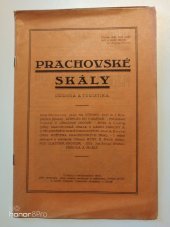 kniha Prachovské skály Příroda a turistika, Odbor KČST 1924