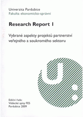 kniha Vybrané aspekty projektů partnerství veřejného a soukromého sektoru, Univerzita Pardubice 2009