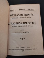 kniha Nevlastní bratři obrázky z bouřlivých dob ; Ztraceno a nalezeno : povídka z vesnického života, Cyrilo-Methodějská knihtiskárna a nakladatelství V. Kotrba 1926