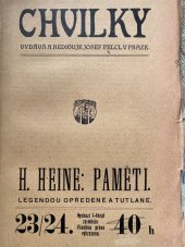 kniha Paměti legendou opředené a tutlané, Pelcl 1911