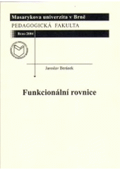 kniha Funkcionální rovnice, Masarykova univerzita 2004