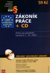 kniha Zákoník práce, CP Books 2005