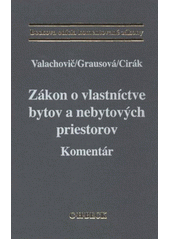 kniha Zákon o vlastníctve bytov a nebytových priestorov komentár, C. H. Beck 2012