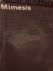 kniha Mimesis zobrazení skutečnosti v západoevropských literaturách, Mladá fronta 1968