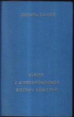 kniha Výbor z korespondence Boženy Němcové, Fr. Borový 1917