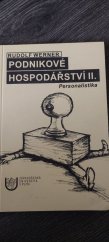 kniha Podnikové hospodářství II. personalistika, Západočeská univerzita v Plzni 1997