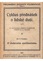 kniha O duševním mechanismu, B. Kočí 1921
