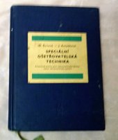 kniha Speciální ošetřovatelská technika Pomocná kn. pro zdravot. školy, obor zdravot. sester, SZdN 1962