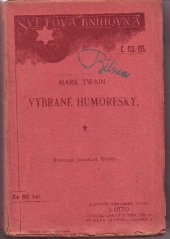 kniha Vybrané humoresky, J. Otto 1926