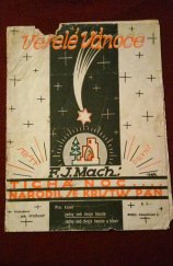 kniha Veselé Vánoce (Tichá noc..., Narodil se Kristus pán) Pro: klavír, jedny neb dvoje housle, jedny neb dvoje housle a klavír, Jar. Stožický 1930