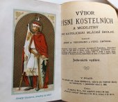 kniha Výbor písní kostelních a modlitby pro katolickou mládež školní, A. Drůbková 1911