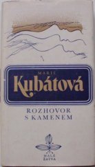 kniha Rozhovor s kamenem, Československý spisovatel 1982