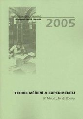 kniha Teorie měření a experimentu, Univerzita Palackého v Olomouci 2005