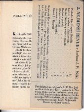 kniha 2. NEJMENŠÍ REVUE Poslední líta Hugues Rebella, Jan Reimoser 1930