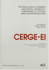 kniha Technological dynamics and social capability comparing U.S. States and European nations, CERGE-EI 2012