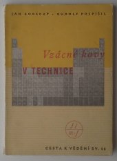 kniha Vzácné kovy v technice, Jednota československých matematiků a fysiků 1948