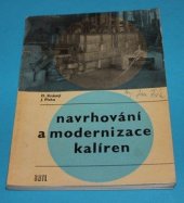 kniha Navrhování a modernizace kalíren Určeno [též] stud. odb. i vys. škol, SNTL 1966