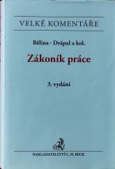 kniha Zákoník práce Velké komentáře, C. H. Beck 2019