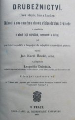 kniha Drůbežnictví (chov slepic, hus a kachen), A. Reinwart 1885