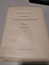 kniha Bojový výcvik pěchoty v malých jednotkách, Československý vědecký ústav vojenský 1926