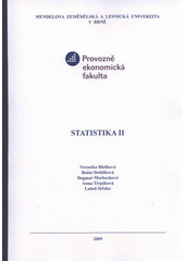 kniha Statistika II, Mendelova zemědělská a lesnická univerzita 2009