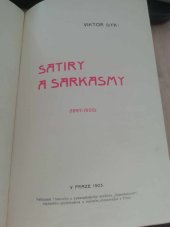 kniha Satiry a sarkasmy [1897-1905], Samostatnost 1905