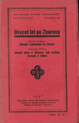 kniha Dvacet let po Zborovu několik vzpomínek na Zborov : slavná bitva u Zborova, Svaz národního osvobození 1937