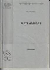 kniha Matematika I, ČVUT 2002