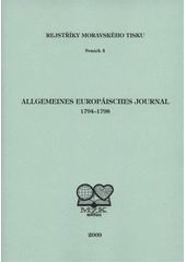 kniha Allgemeines europäisches Journal 1794-1798, Moravská zemská knihovna 2009